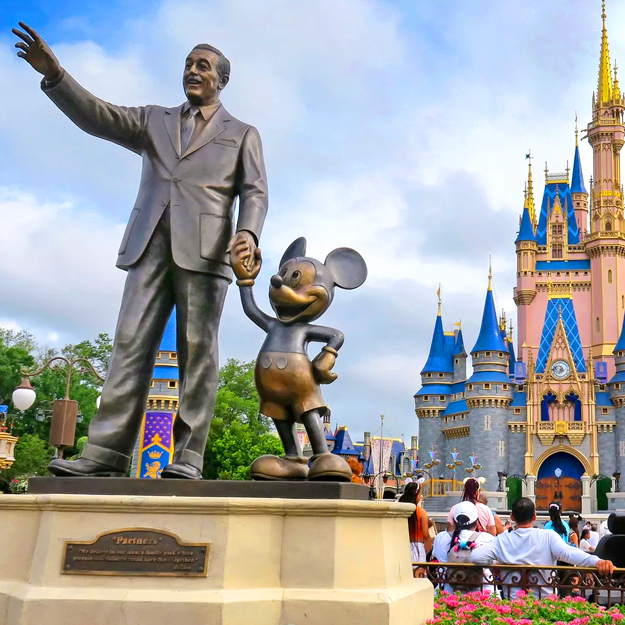 Orlando Scooter Rentals Disney Statue